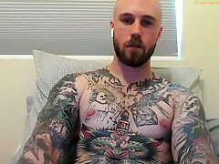 Straight Tatted Guy Biggest Pecker