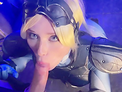 Horny Nova From Starcraft Sucks Cock And Swallows Cum